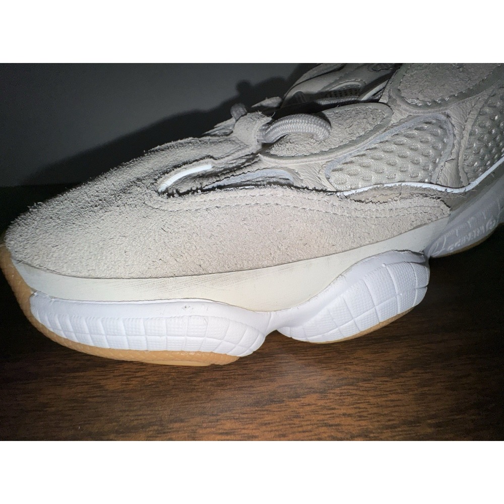 Adidas Mens Yeezy 500 Lace Up Sneakers Shoes Casual - Off White - Size 11.5 M - Picture 10 of 11